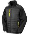 RS237 R237X Result Recycled Compass Padded Jacket Black / Yellow colour image